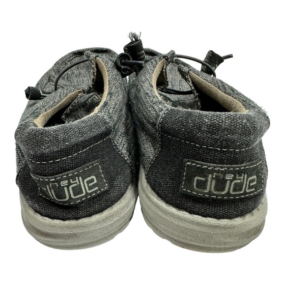 Hey Dude Wally Carbone Woven Slip On Loafer Shoes Men's US 9 EU 42 Gray - Picture 4 of 9